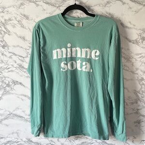 Comfort Colors S Aqua Long Sleeve Tee